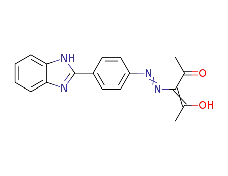 3-((4-(1H-benzo[d]imidazol-2-yl)phenyl)diazenyl)-4-hydroxypent-3-en-2-one