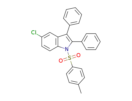 5-chloro-2,3-diphenyl-1-(p-toluenesulfonyl)indole