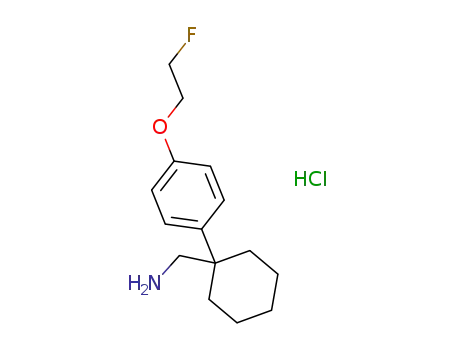 1-aminomethyl-1-(4-(2-fluoroethoxy)phenyl)cycloexane hydrochloride