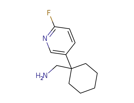 1-aminomethyl-1-(2-fluoropyridin-5-yl)cycloexane