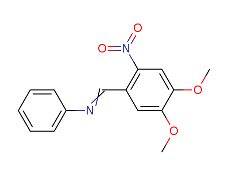 (3,4-dimethoxy-6-nitro-benzyliden)-aniline CAS No.63190-11-4