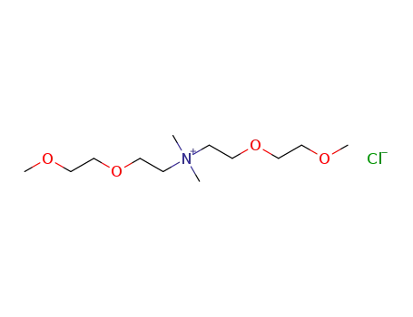 2-(2-methoxyethoxy)-N-[2-(2-methoxyethoxy)ethyl]-N,N-dimethylethan-1-aminium chloride