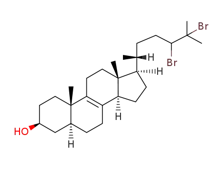 24ξ,25-dibromo-5α-cholesten-(8)-ol-(3β)