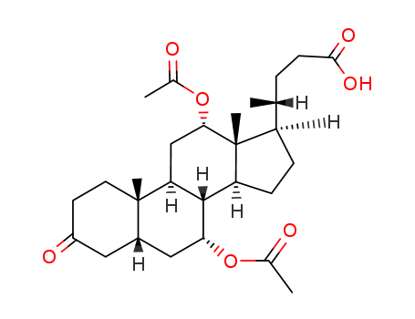 (5beta,7alpha,12alpha)-7,12-bis(acetyloxy)-3-oxocholan-24-oic acid