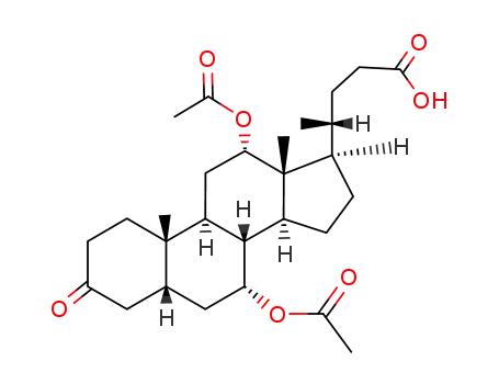 3-oxo-7α,12α-diacetoxy-5β-cholan-24-oic acid