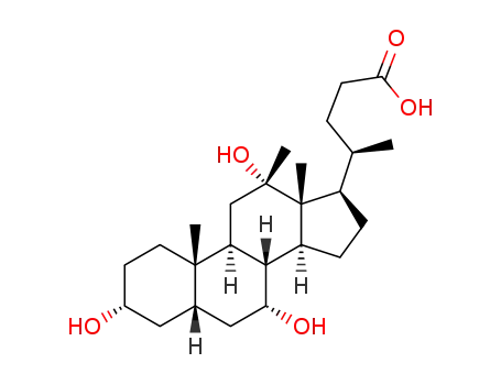 3α,7α,12α-trihydroxy-12β-methyl-5β-cholanic acid