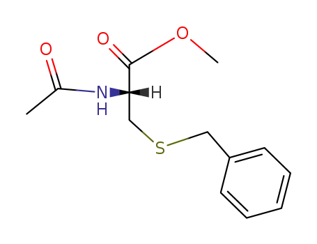 (+)-2-acetamido-3-benzylthiopropanoic acid methyl ester