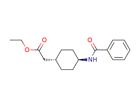 (trans-4-benzamino-cyclohexyl)-acetic acid ethyl ester