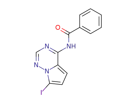 N-(7-iodopyrrolo[2,1-f][1,2,4]triazin-4-yl)benzamide