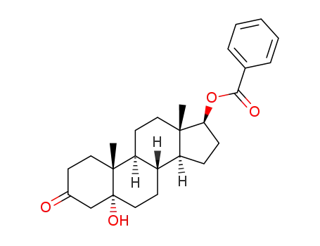 5α-hydroxy-3-oxo-5α-androstan-17β-yl benzoate