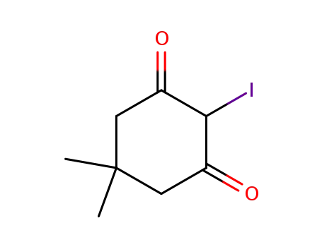 Molecular Structure of 98593-03-4 (1,3-Cyclohexanedione, 2-iodo-5,5-dimethyl-)