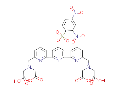 [4'-(2,4-dinitrobenzenesulfonyloxy)-2,2':6',2''-terpyridine-6,6''-diyl]bis(methylenenitrilo)tetrakis(acetic acid)
