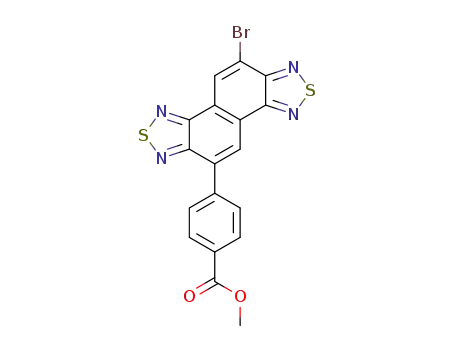 5-bromo-10-(4-methoxycarbonylphenyl)naphtho[1,2-c:5,6-c′]-bis[1,2,5]thiadiazole