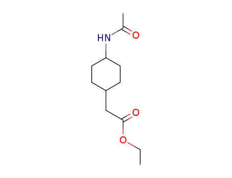 ethyl 2-(trans/cis)-(4-acetamidocyclohexyl)acetate