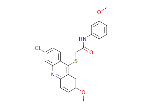 2-(6-chloro-2-methoxyacridin-9-ylthio)-N-(3-methoxyphenyl)acetamide