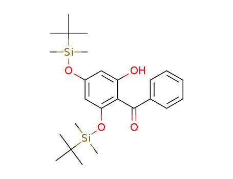 1-(2,4-bis((tert-butyldimethylsilyl)oxy)-6-hydroxyphenyl)-2-phen-1-one