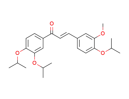 (E)-1-(3,4-diisopropoxyphenyl)-3-(4-isopropoxy-3-methoxyphenyl)prop-2-en-1-one