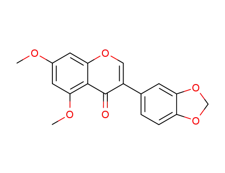 3-(3',4'-methylendioxyphenyl)-5,7-dimethoxy-4H-chromen-4-one