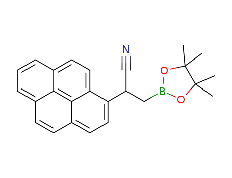 2-(pyren-1-yl)-3-(4,4,5,5-tetramethyl-1,3,2-dioxaborolan-2-yl)propanenitrile