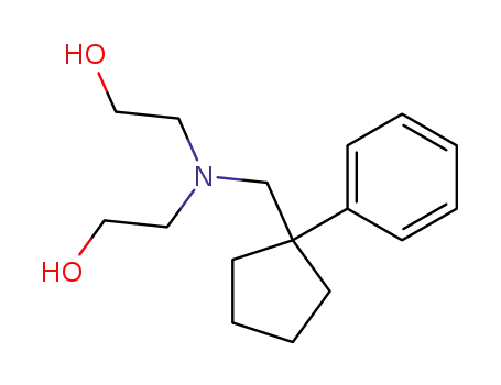 bis-(2-hydroxy-ethyl)-(1-phenyl-cyclopentylmethyl)-amine