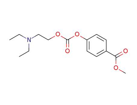 carbonic acid-(2-diethylamino-ethyl ester)-(4-methoxycarbonyl-phenyl ester)