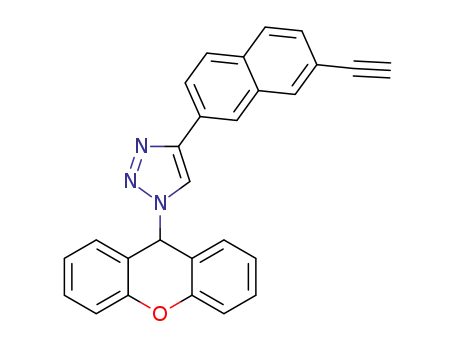 4-(7-ethynylnaphthalen-2-yl)-1-(9H-xanthen-9-yl)-1H-1,2,3-triazole