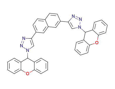 2,7-bis(1-(9H-xanthen-9-yl)-1H-1,2,3-triazol-4-yl)naphthalene