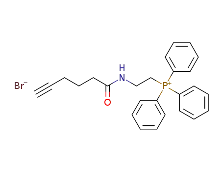 (2-(hex-5-ynamido)ethyl)triphenylphosphonium bromide