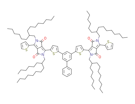 6,6'-(([1,1'-biphenyl]-3,5-diyl)bis(thiophene-5,2-diyl))bis(2,5-bis(2-hexyldecyl)-3-(thiophen-2-yl)pyrrolo[3,4-c]pyrrole-1,4(2H,5H)-dione)