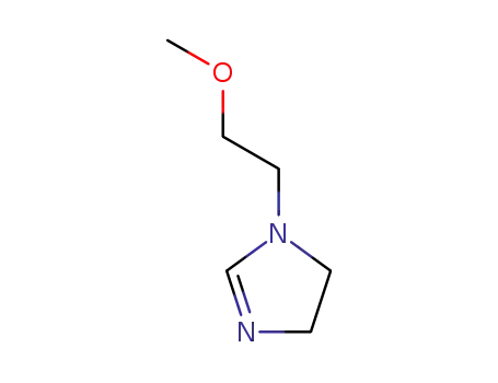 Molecular Structure of 128993-49-7 (1H-Imidazole, 4,5-dihydro-1-(2-methoxyethyl)-)