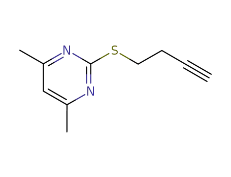 2-(3-Butynylthio)-4,6-dimethylpyrimidine