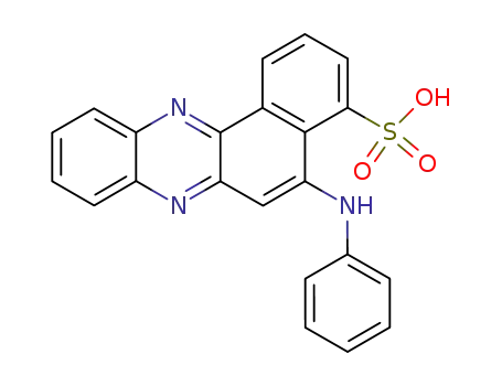 5-anilino-benzo[a]phenazine-4-sulfonic acid