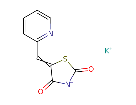 potassium-2,4-dioxo-5-(pyridin-2-ylmethylene)thiazolidin-3-ide