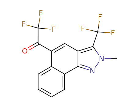 2,2,2-Trifluoro-1-(2-methyl-3-trifluoromethyl-2H-benzo[g]indazol-5-yl)-ethanone