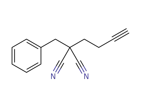 2-benzyl-2-(but-3-yn-1-yl)malononitrile