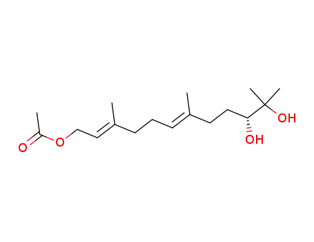 (R,2E,6E)-10,11-dihydroxy-3,7,11-trimethyldodeca-2,6-dienyl acetate