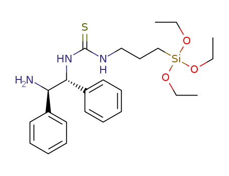 1‑((1R,2R)‑2‑amino‑1,2‑diphenylethyl)‑3‑(3‑(triethoxysilyl)propyl)thiourea