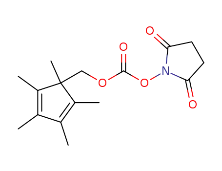 2,5-dioxopyrrolidin-1-yl ((1,2,3,4,5-pentamethylcyclopenta-2,4-dien-1-yl)methyl) carbonate