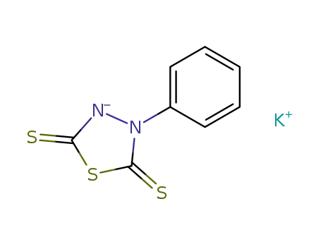 5-mercapto-3-phenyl-Δ(4)-{1,3,4}thiadiazoline-2-thione, potassium salt