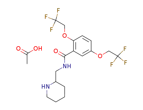 Molecular Structure of 54143-56-5 (FLECAINIDE ACETATE)