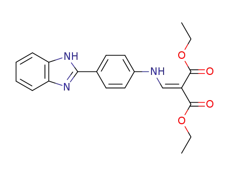 Propanedioic acid, [[[4-(1H-benzimidazol-2-yl)phenyl]amino]methylene]-, diethyl ester