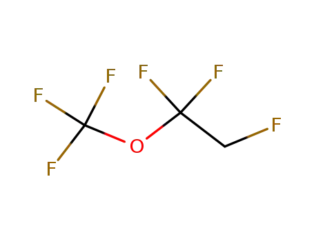 Molecular Structure of 84011-00-7 (Ethane, 1,1,2-trifluoro-1-(trifluoromethoxy)-)