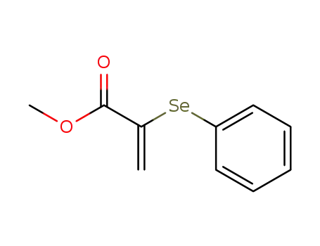 Molecular Structure of 75804-36-3 (2-Propenoic acid, 2-(phenylseleno)-, methyl ester)