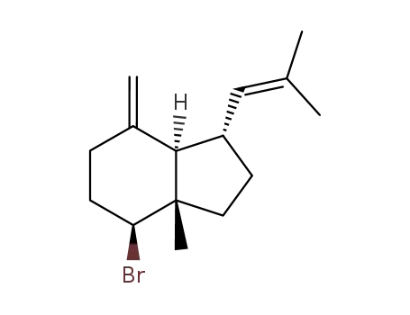 (1S,3aS,4S,7aR)-4-Bromo-3a-methyl-7-methylene-1-(2-methyl-propenyl)-octahydro-indene