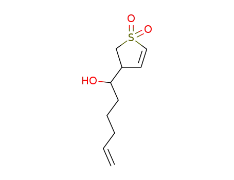 Molecular Structure of 114362-81-1 (3-Thiophenemethanol, 2,3-dihydro-a-4-pentenyl-, 1,1-dioxide)