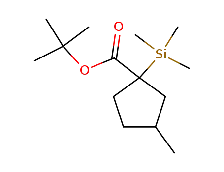 tert-butyl 1-(trimethylsilyl)-3-methylcyclopentanecarboxylate