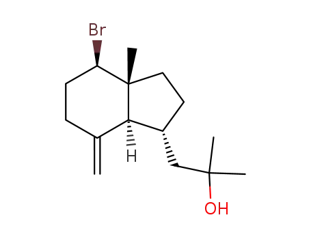 1-((1R,3aR,4R,7aS)-4-Bromo-3a-methyl-7-methylene-octahydro-inden-1-yl)-2-methyl-propan-2-ol