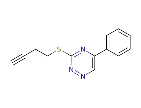 3-(3-butylnylthio)-5-phenyl-1,2,4-triazine