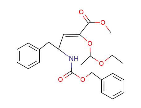(Z)-4-Benzyloxycarbonylamino-2-(1-ethoxy-ethoxy)-5-phenyl-pent-2-enoic acid methyl ester