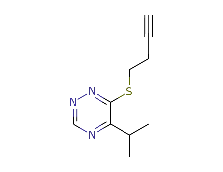 6-(3-butynylthio)-5-isopropyl-1,2,4-triazine